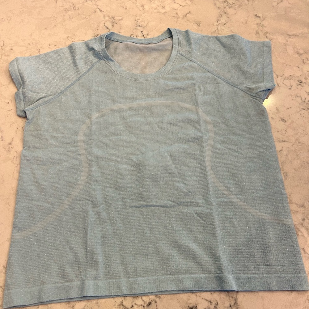 Light Blue Waist Length Swiftly Shirt